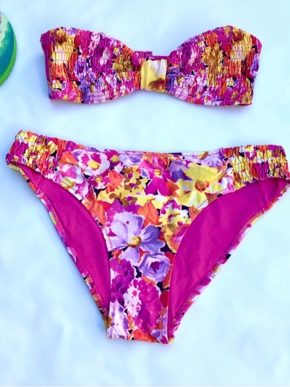 Paris Atelier & Other Stories Swim Bandeau Bikini Set Size 6